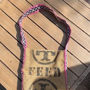 Tory Burch / Holt Renfrew collab - cross-body “Feedbag”.  Excellent condition.